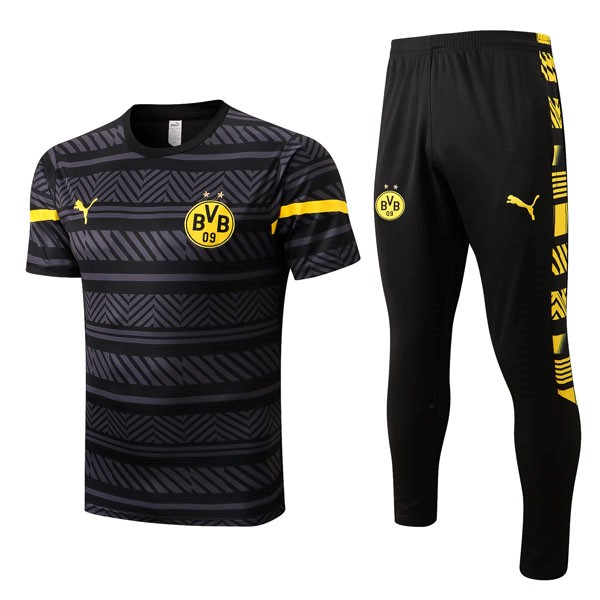 Trikot Borussia Dortmund Komplett-Set 2022-23 Grau